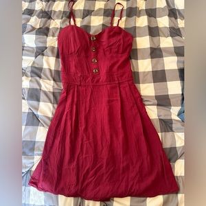 Maroon dress